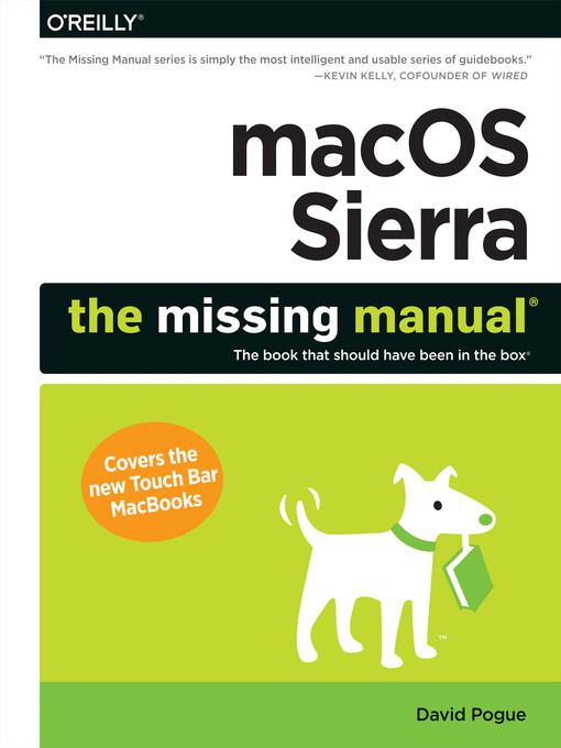 Title details for macOS Sierra by David Pogue - Available